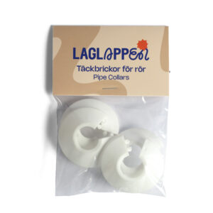 White Plastic Pipe Collars