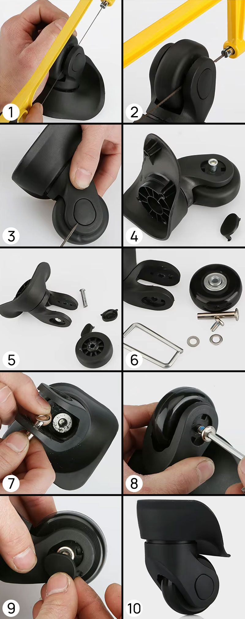 Replacement Wheels for Suitcases