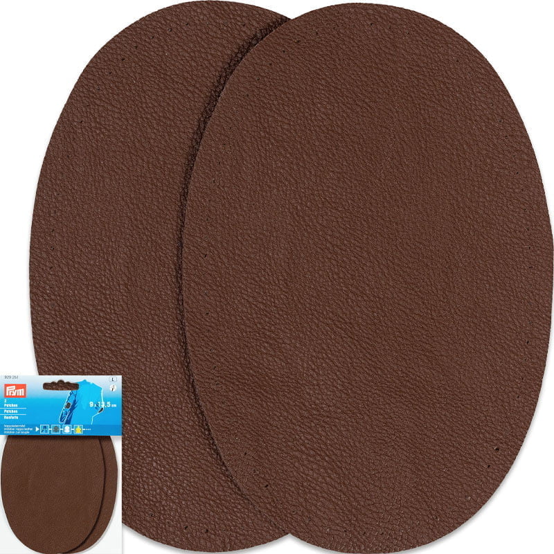 Faux Leather Elbow Patches – 1.3 mm Thickness - Dark Brown