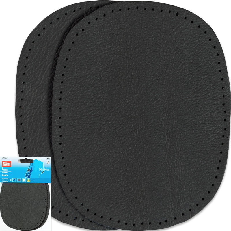 Nappa Leather Elbow Patches – 1.4 mm Thickness - Dark Grey