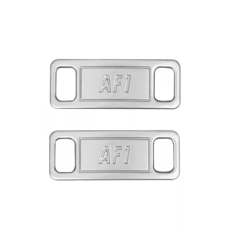 AF1 Lace Tags - Silver