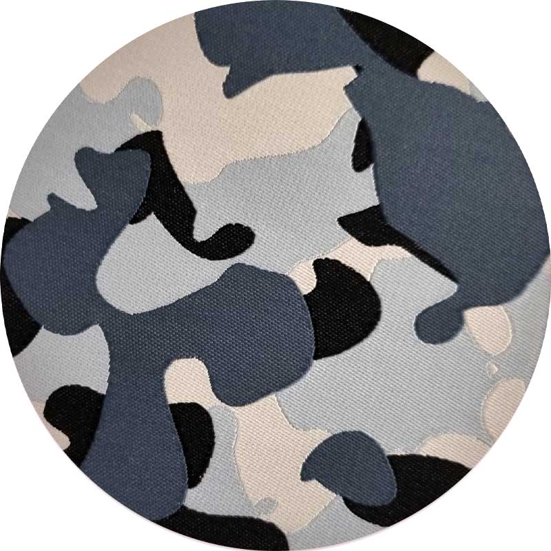 Camo Patches - M90 - Woven Fabric Badges - Camo - Snow