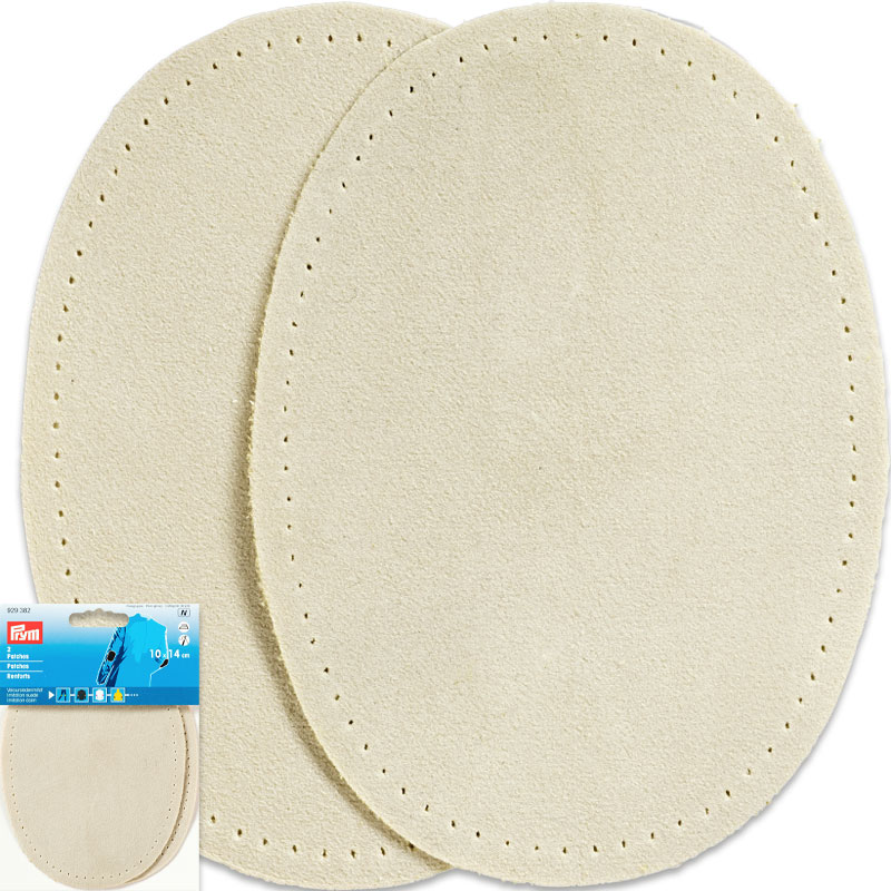 Velour Elbow Patches – 0.75 mm Thickness - 9,5 x 14,5 cm , Sand