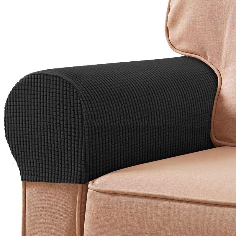 Armrest covers for sofas and armchairs - Black