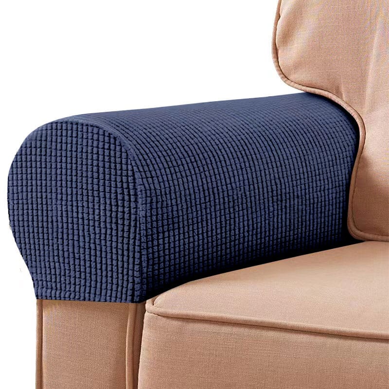 Armrest covers for sofas and armchairs - Navy Blue