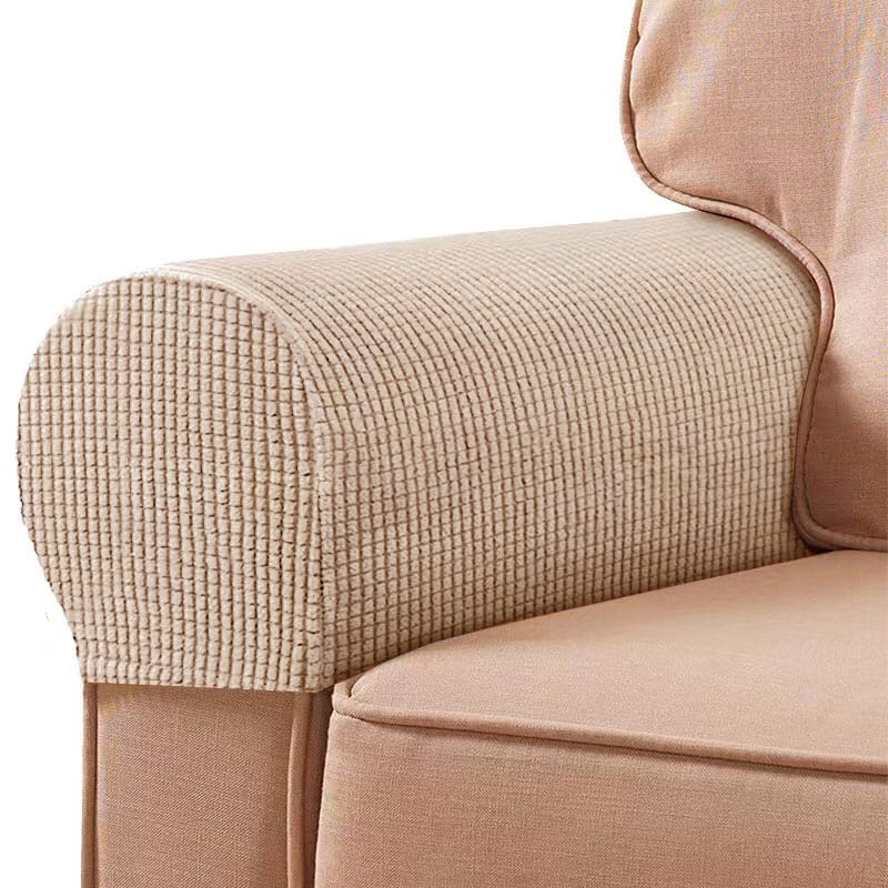 Armrest covers for sofas and armchairs - Beige