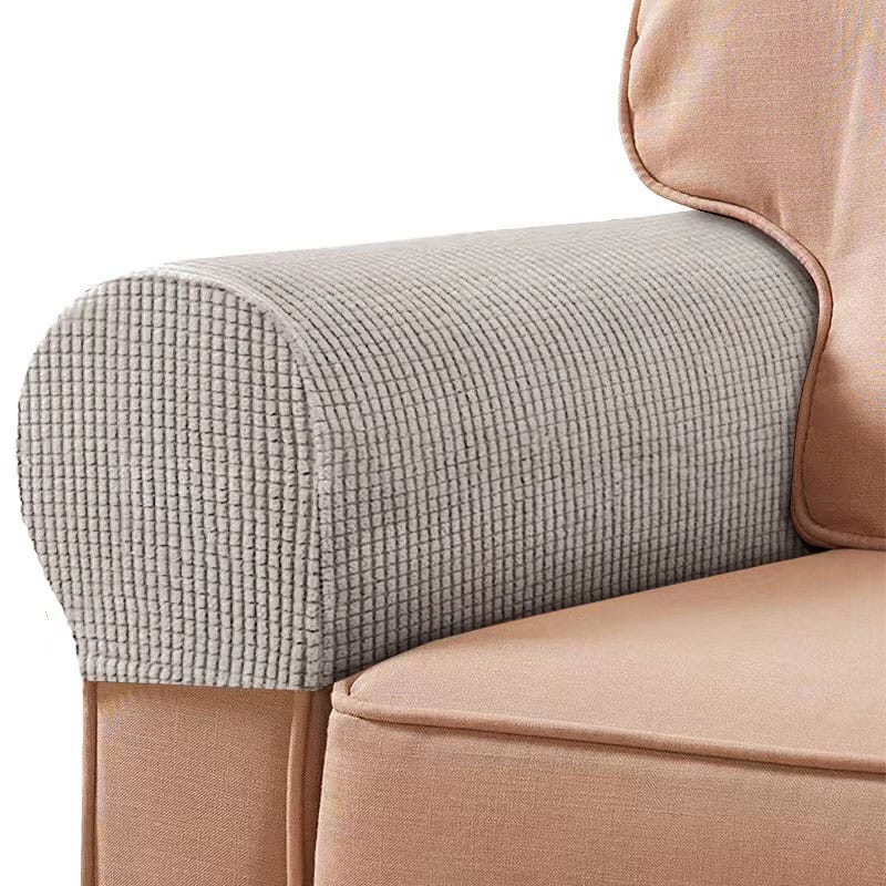 Armrest covers for sofas and armchairs - Grey