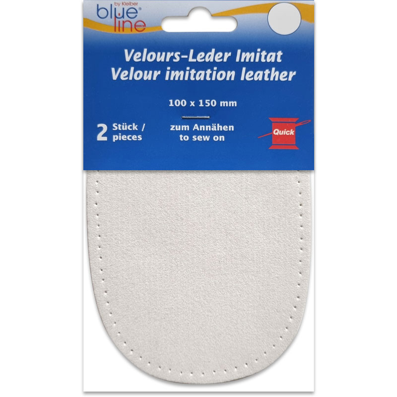Suede-Feel Elbow Patches – 0.8 mm Thickness - Ecru