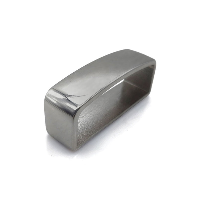 Belt keeper – Holds the loose belt end in place - Large , Grey Matte