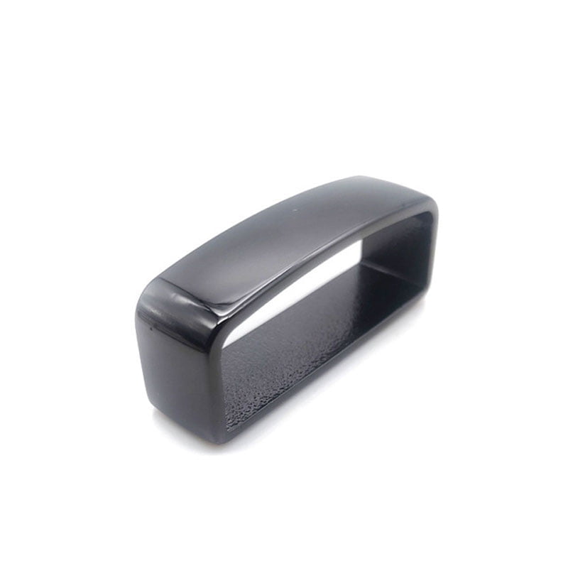 Belt keeper – Holds the loose belt end in place - Large , Black