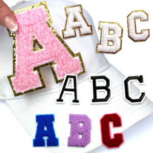 Iron-On Patches Letters – A–Z – Choose Your Letter