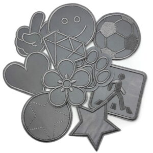 Iron-On Reflective Patches