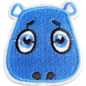 Flodis the Hippo – Iron-on Patch
