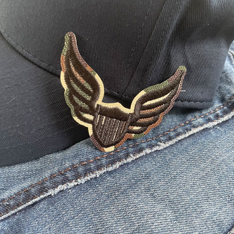 Military Wing – Iron-on Patch - Image 2