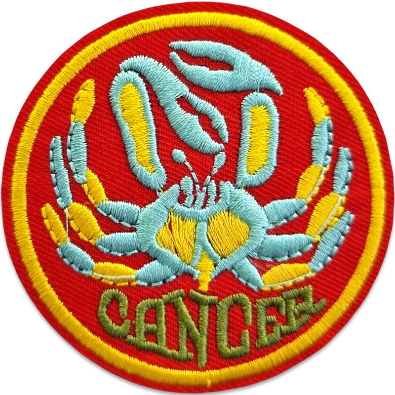 Choose Your Zodiac Sign – Iron-on Patches - Cancer