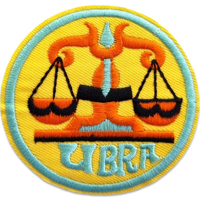 Choose Your Zodiac Sign – Iron-on Patches - Libra