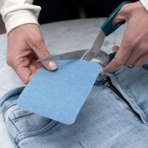 Jeanslappar att stryka fast på jeans