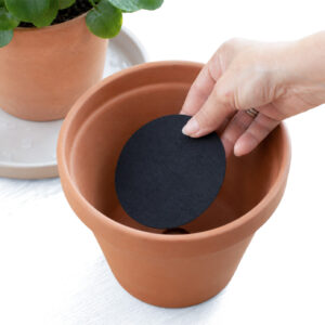 Plant Pot Drainage Discs – Stop Compost Escaping