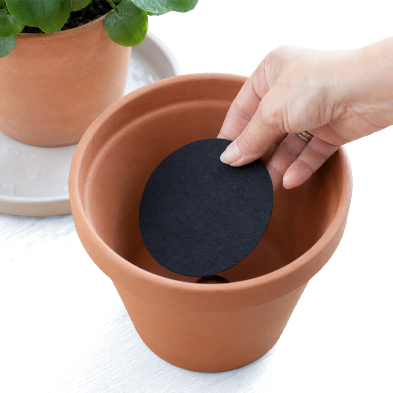 Plant Pot Drainage Discs – Stop Compost Escaping