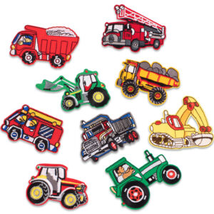 The Big Vehicle Pack – Iron-on Patches