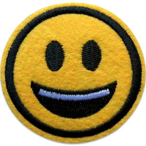 Smiley with Grinning Teeth – Iron-on Patch