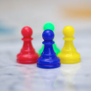 Replacement Board Game Pawns – 4 Classic Colours - Image 2