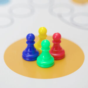 Replacement Board Game Pawns – 4 Classic Colours - Image 6