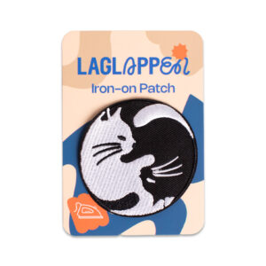 Sibling Cats – Iron-on Patch - Image 3