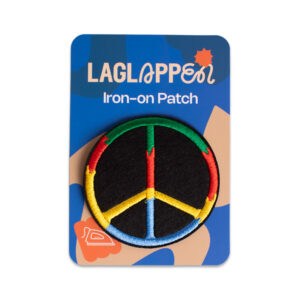 Colourful Peace Sign – Iron-on Patch - Image 3