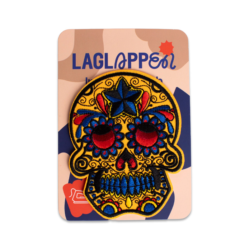 Star Skull – Iron-on Patch - Image 3