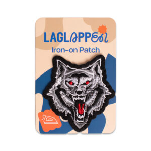 Angry Wolf – Iron-on Patch - Image 3