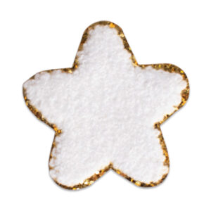 Chenille star - Iron-on patch