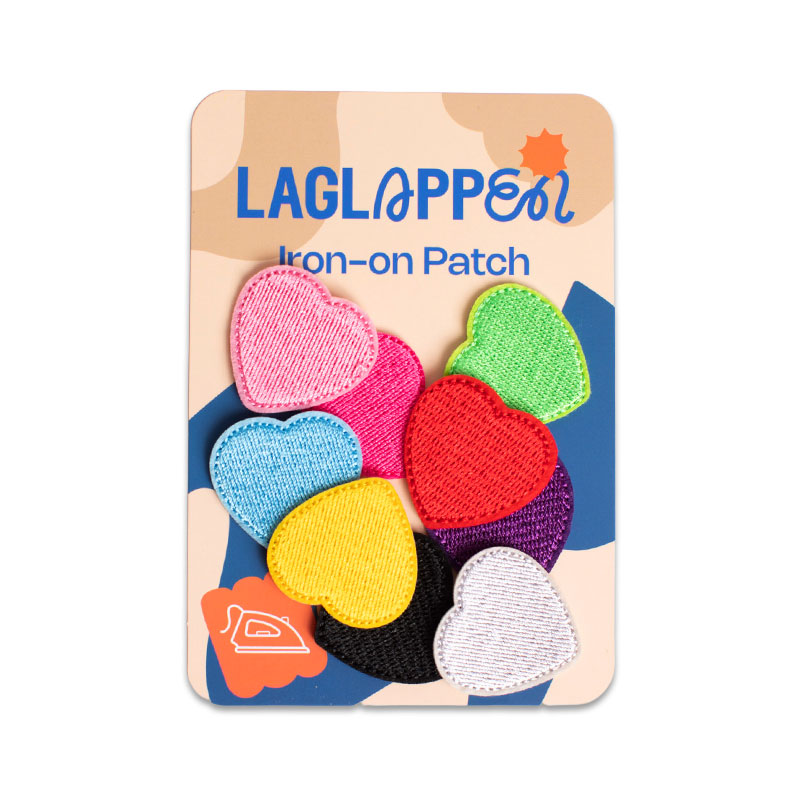 Colourful Hearts – Iron-on Patches - Image 2