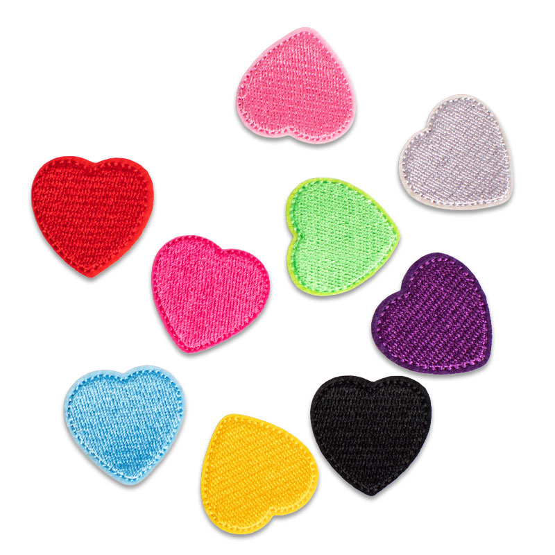 Colourful Hearts – Iron-on Patches