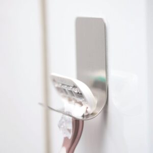 Razor Holder – Self-Adhesive Brushed Metal - Image 4