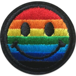 Rainbow Smiley – Iron-on Patch